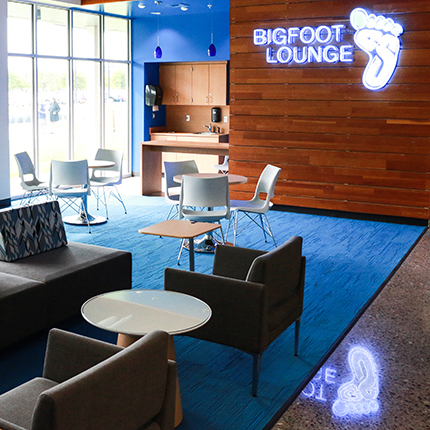 Inside the SFCC Gym Lounge